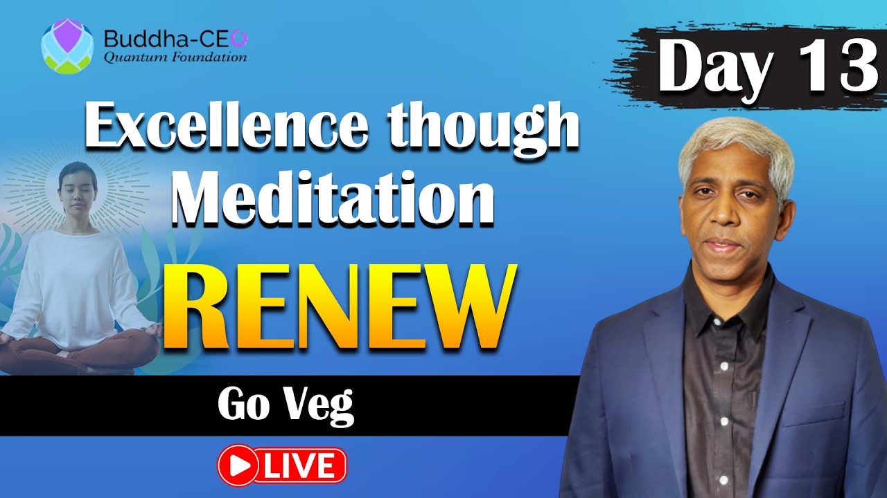 🔴LIVE: Renew | Day - 13 | Go Veg | PMC English