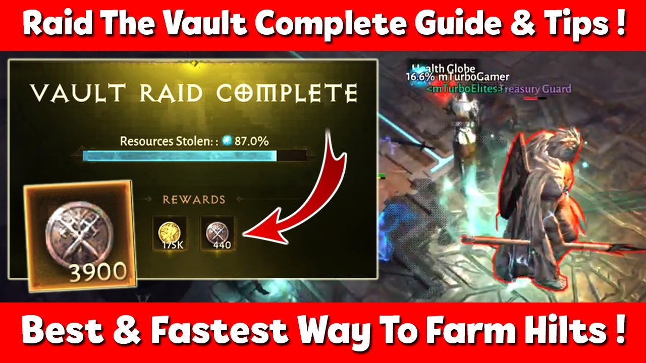 Diablo Immortal Raid The Vault Guide & Tips (Best Way To Farm Hilts) + Hilts Trader Location!