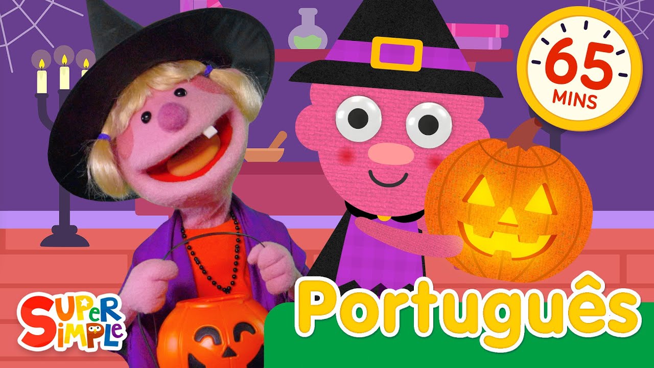É Assim Que Cavoucamos A Abóbora + | Canções infantis de Halloween | Super Simple Português