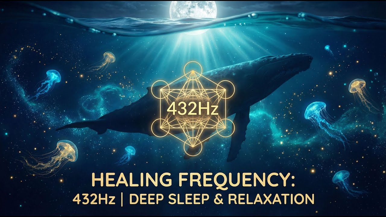 432Hz Miracle Tone + Whale Sounds 🐋 Deepest Healing & Sleep | 333Hz Ocean Ambience