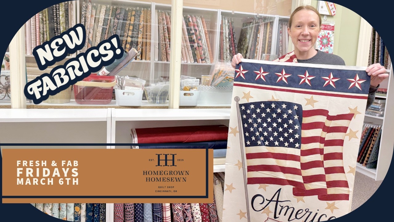 Fresh & Fab Fridays New Fabrics March 6th