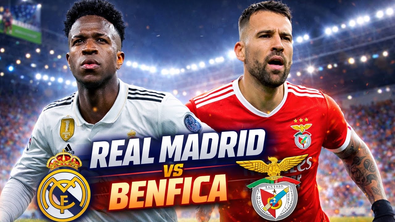 Efootball PES 26 Real Madrid vs SL Benfica Gameplay