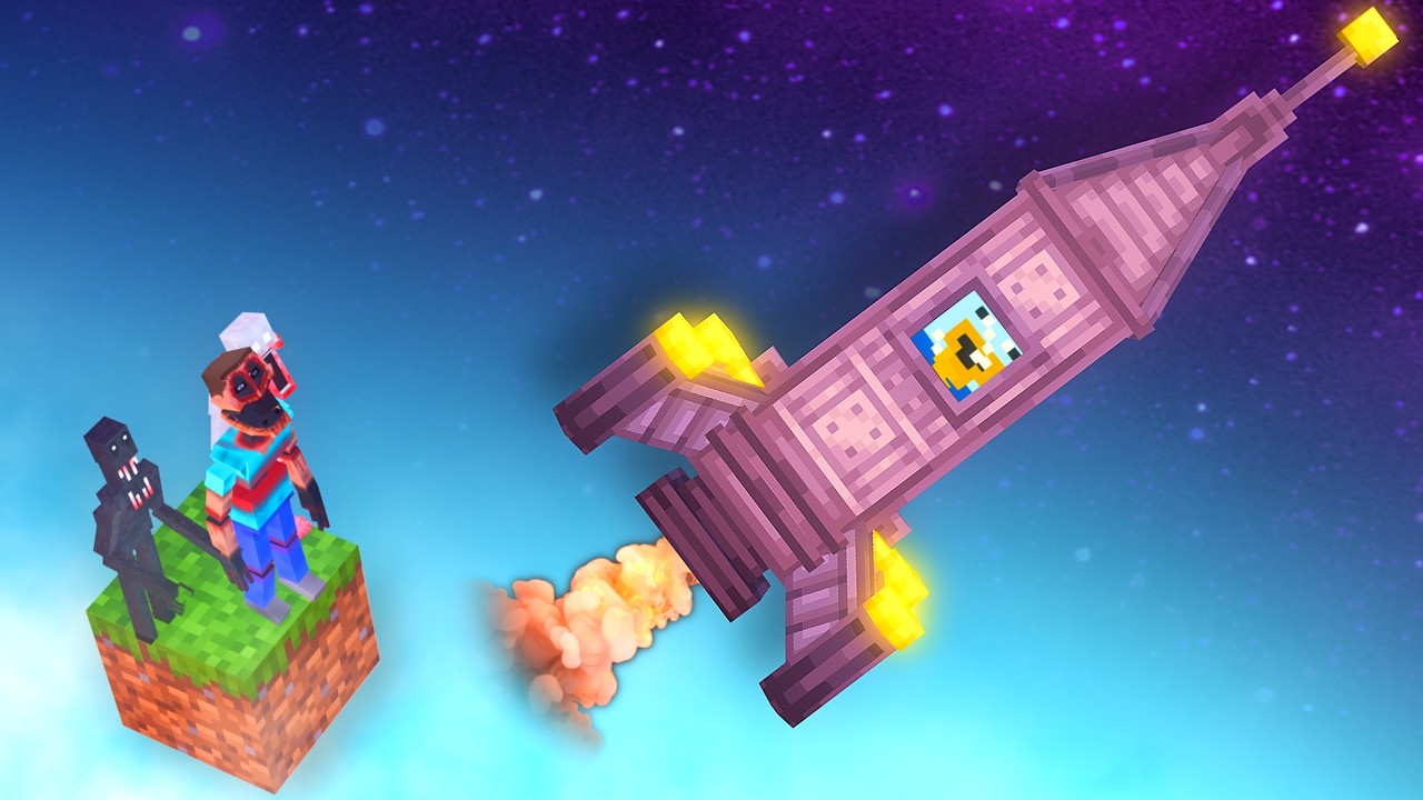 One Block Horror Got So Bad We Built a Rocketship💀