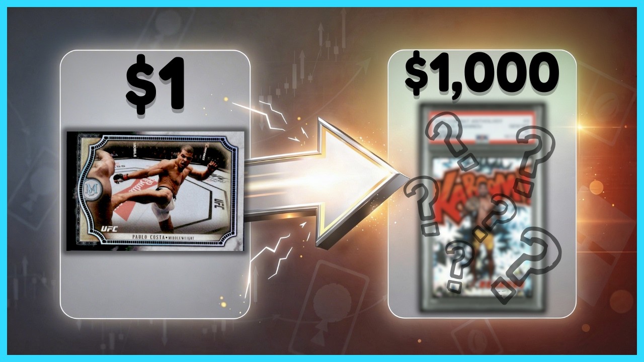 He’s Turning a $1 UFC Card Into a $1,000 card… Then Giving It Away?!