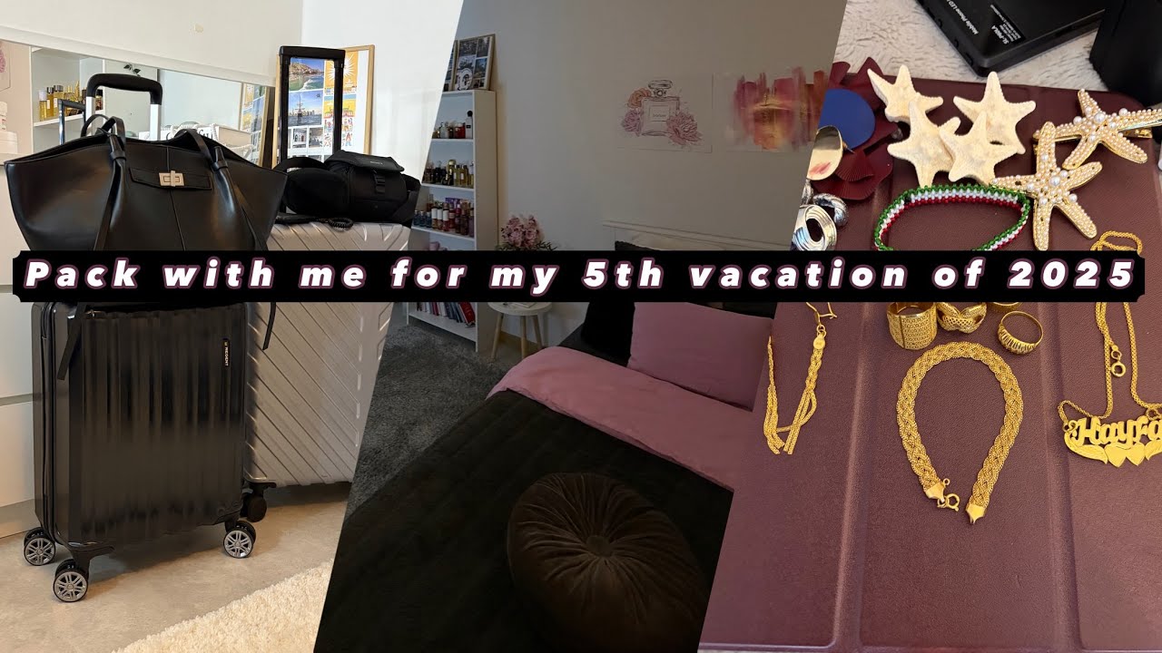 Pack with me for vacation 