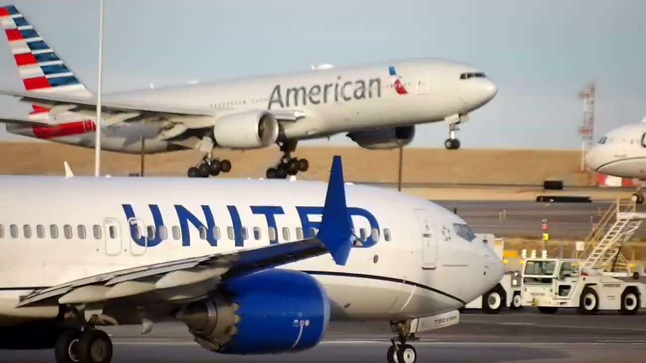 Massive New Years Spotting!: Plane Spotting at Denver International Airport.