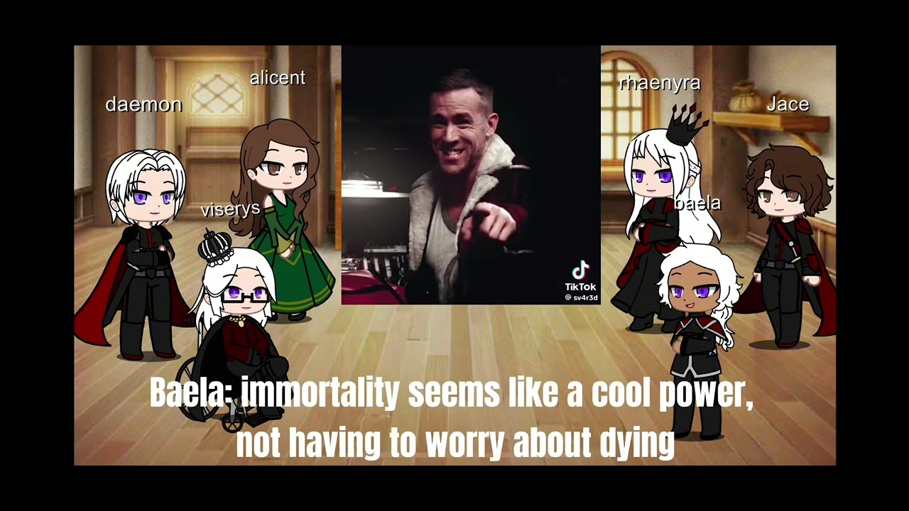 Hotd react to Aegon & Aemond as Deadpool & Wolverine (video is slowed)