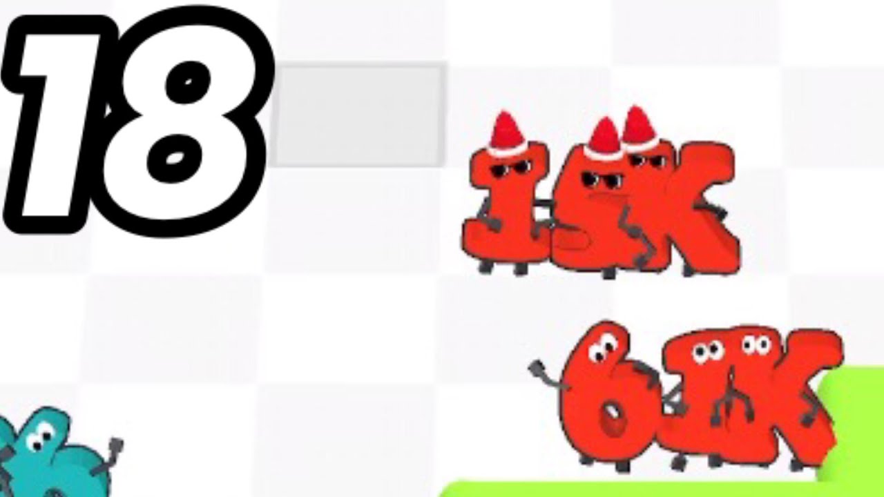 🌷🌹 Numbers.io 3D Gameplay Walkthrough Part 18 (iOS Android)