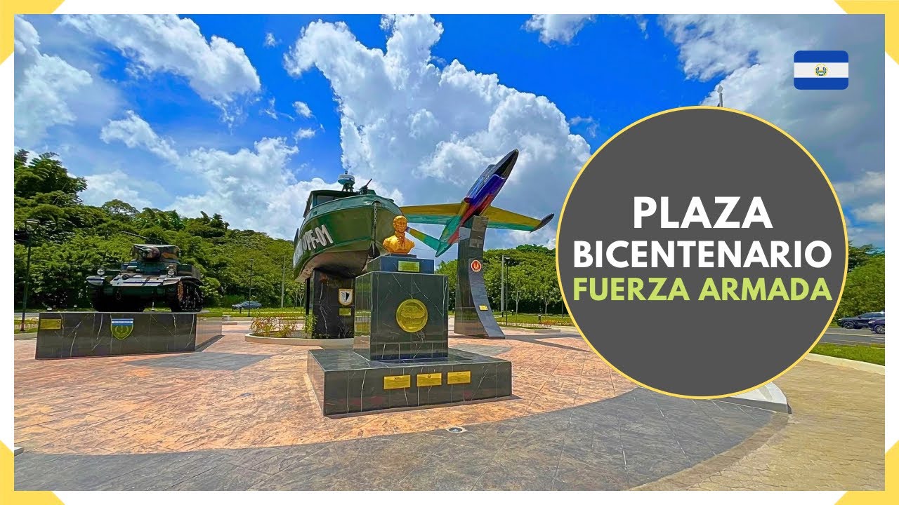 PLAZA BICENTENARIO de la FUERZA ARMADA DE EL SALVADOR en ANTIGUO CUSCATLAN - EL SALVADOR 2024