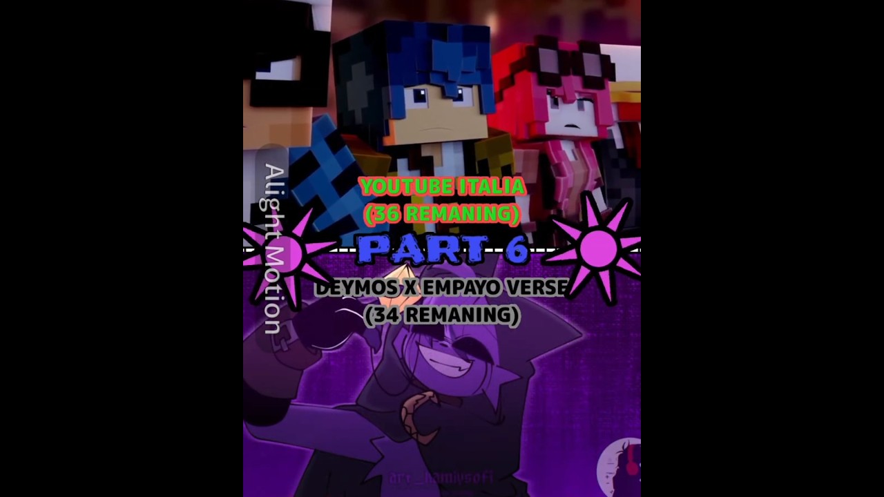 DEYMOS X EMPAYO VERSE VS YOUTUBE ITALIA part 6 | run away slowed #edit #youtubeitalia #short