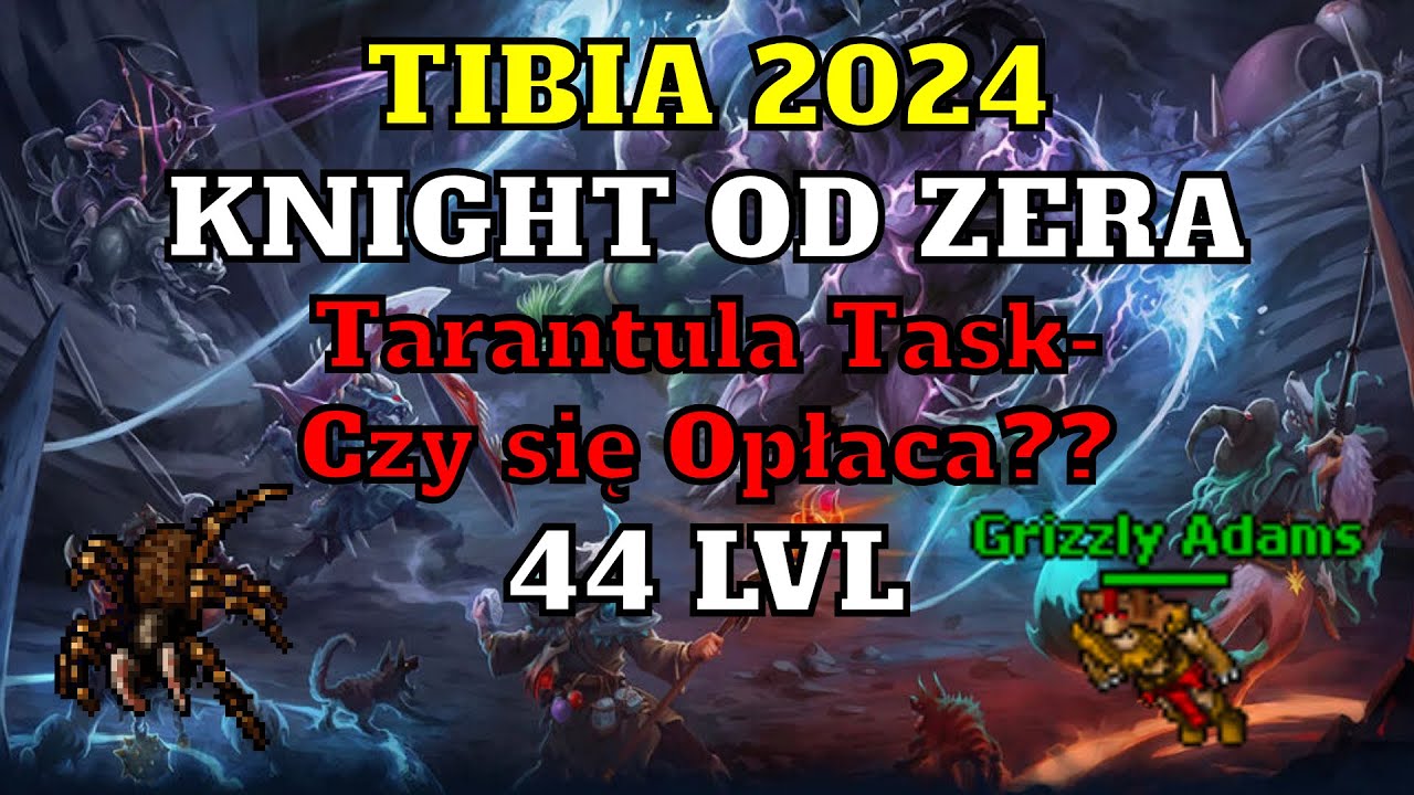 [Tibia Poradnik 2024] - #15 Knight od ZERA - Tarantula Task- Czy się opłaca?