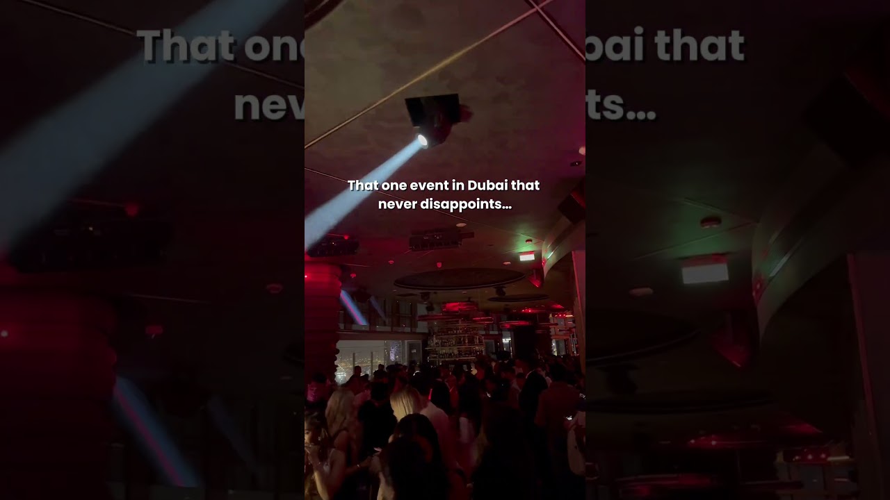 Top Rooftop Party in Dubai 🌌🍸 | Saturdays at C&Eacute; LA VI