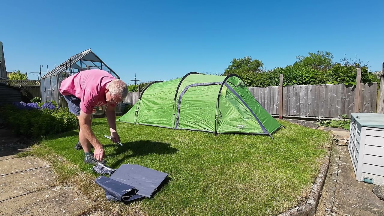 Vango Omega 250 tent pitching