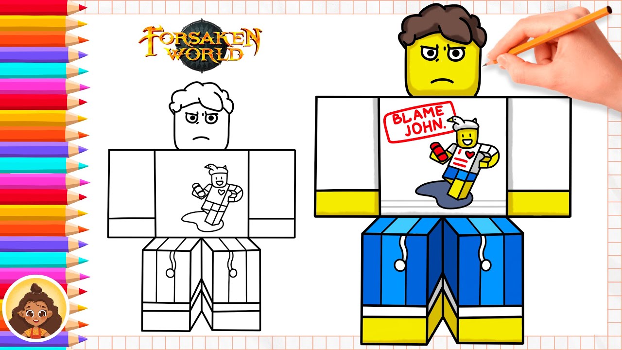 How to Draw Shedletsky | from Forsaken