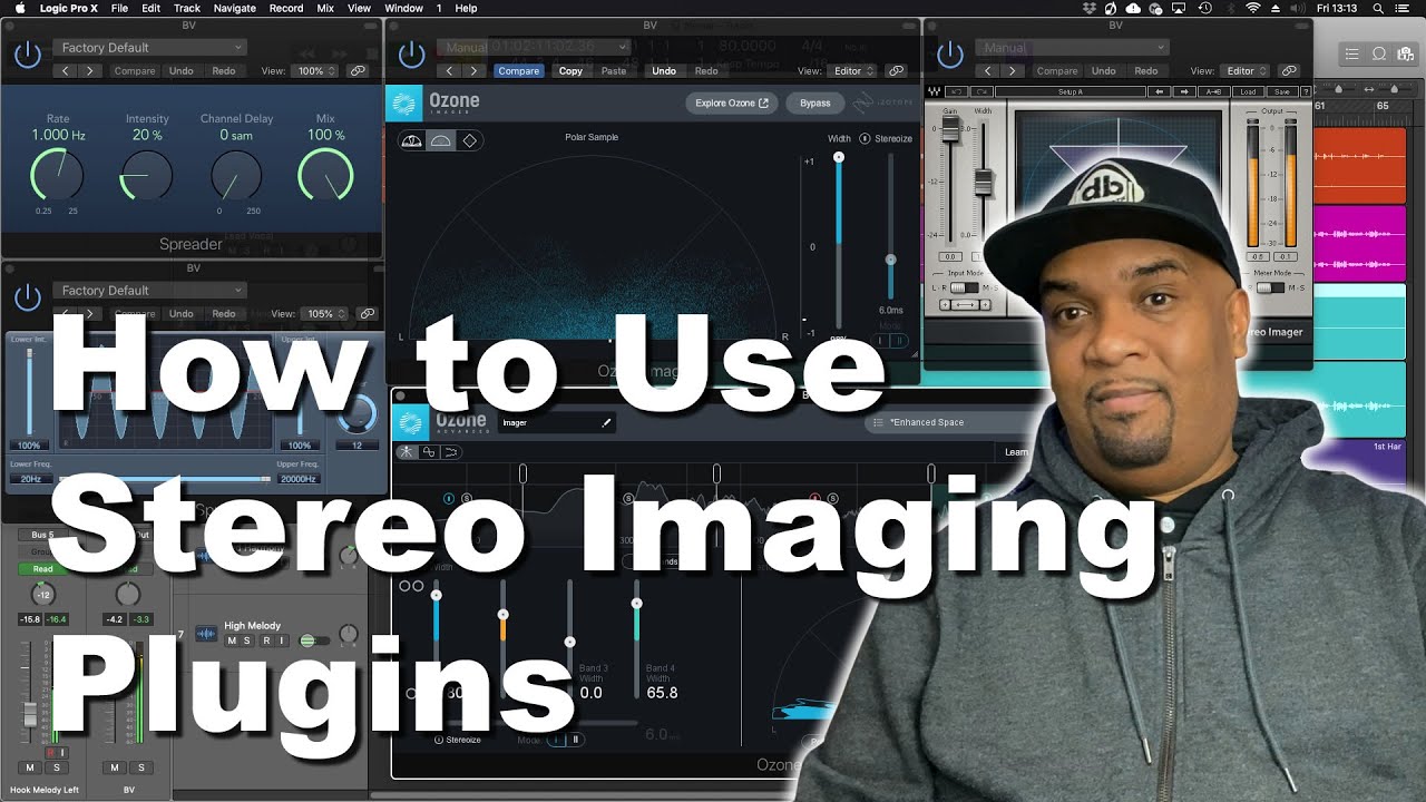 Stereo Imaging With iZotope Ozone Imager 2 | Ozone 9 Imager | Waves S1 | Logic Pro X Stereo Spread
