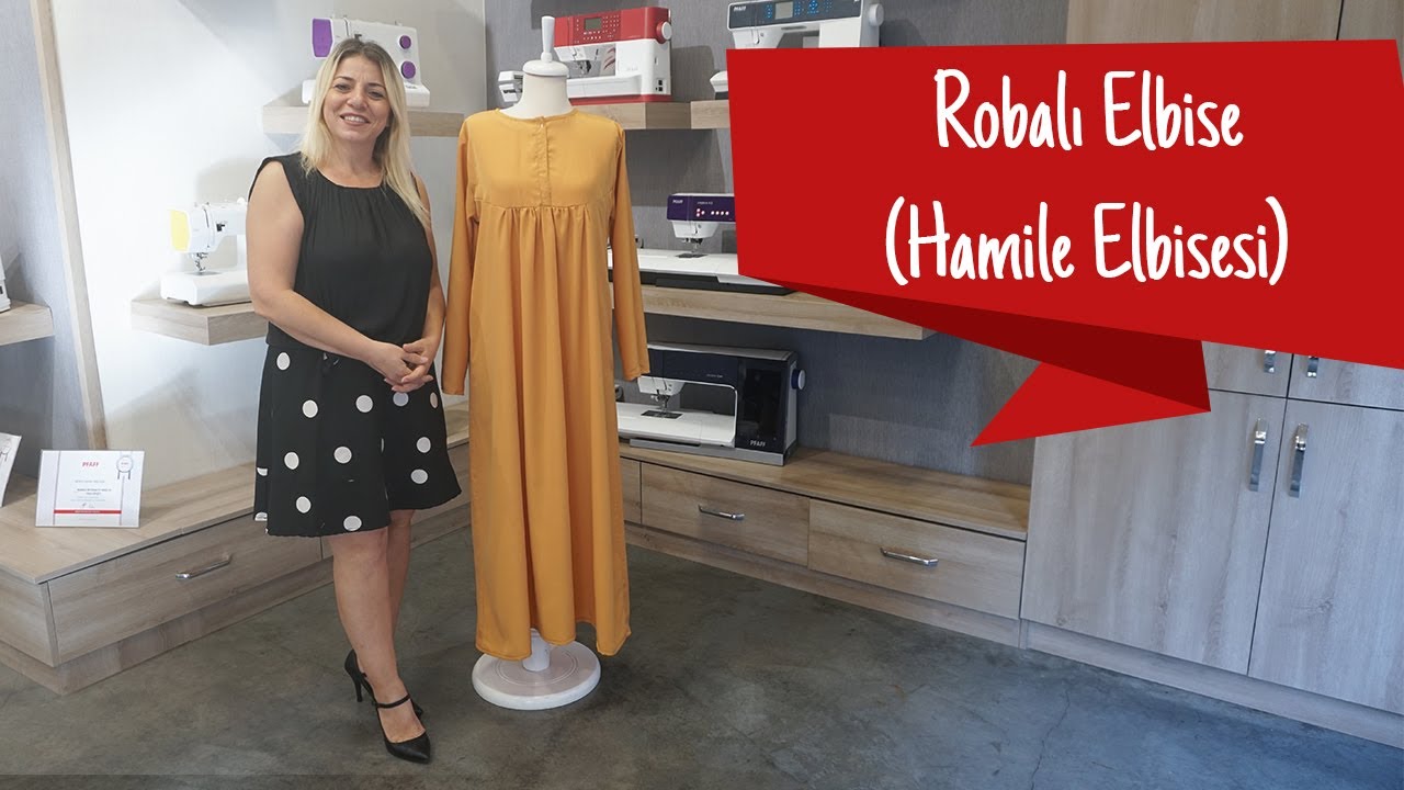 Robalı Elbise Dikimi (Hamile Elbisesi)