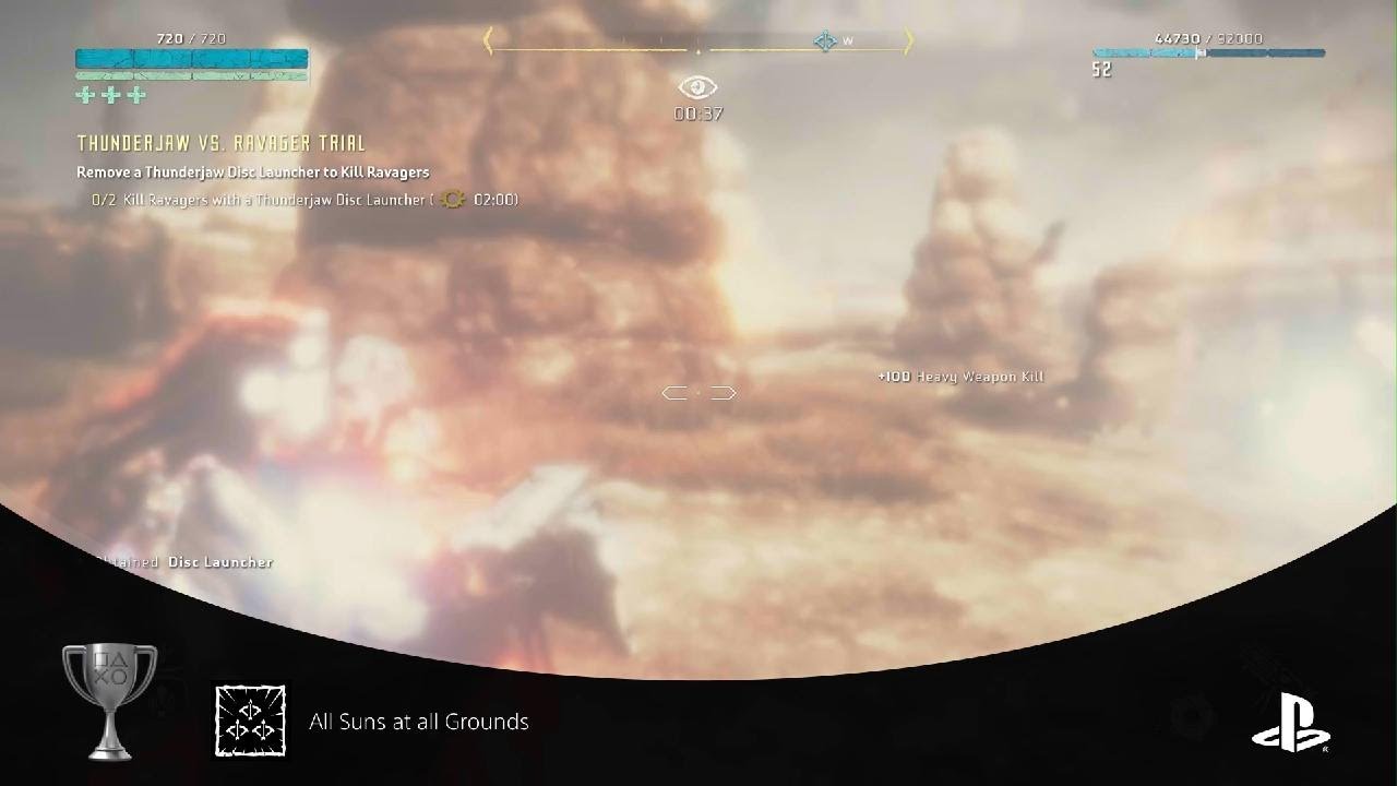 Horizon Zero Dawn: Remastered ~ All Suns at all Grounds Trophy