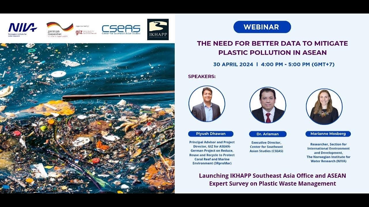 Webinar on The Need for Better Data to Mitigate Plastic Pollution in ASEAN