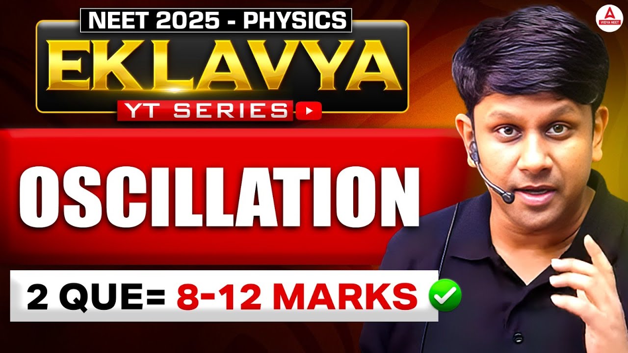 NEET 2025 Physics | Complete Oscillation | Eklavya YT Series | Concepts + PYQs + Tricks | GG Sir