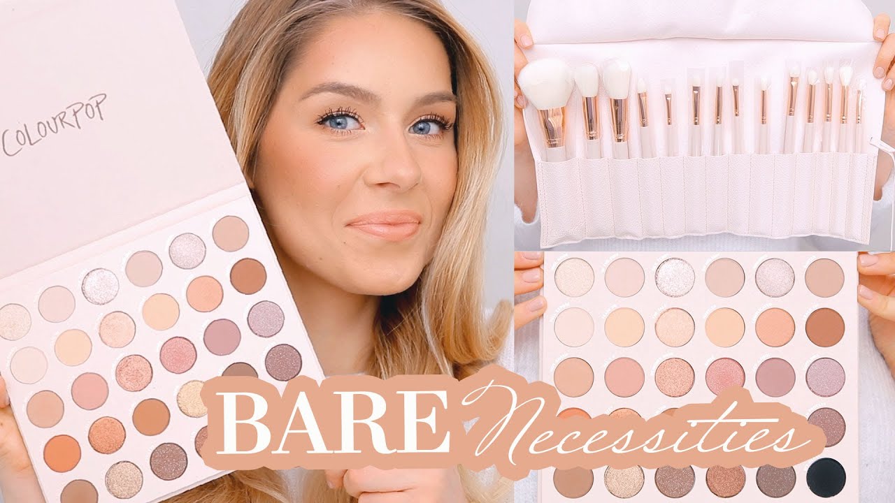 COLOURPOP BARE NECESSITIES...Shadow Palette & Brushes