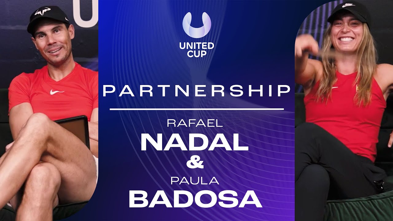 Paula Badosa & Rafael Nadal take on PARTNERSHIP 🤝 | 2023 United Cup