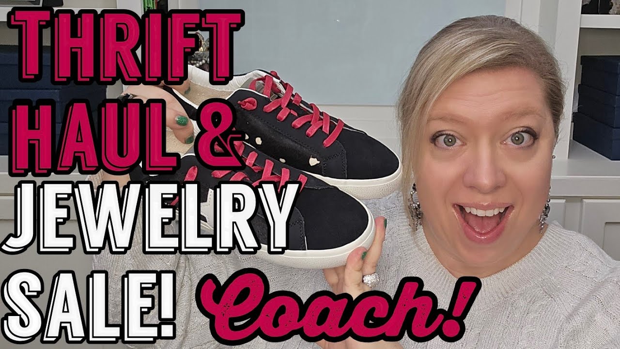 COACH, Brighton & DESIGNER in this THRIFT HAUL and Jewelry Sale! #jewelrysale #thrifthaul