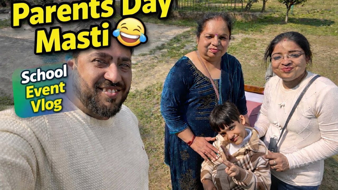 Aaj School Mein Parents Ne Full Masti Ki 😂 | Parents Day Vlog | School Event India