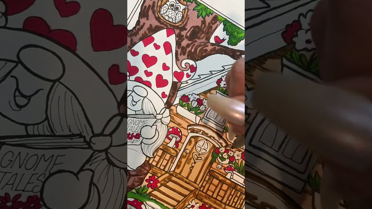 #timelapsecoloring #gnomesathome