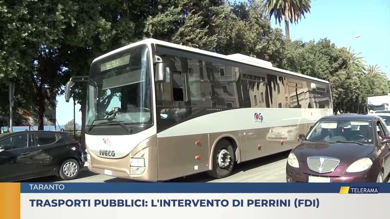 Taranto. Trasporti pubblici: l'intervento di Perrini (FDI).
