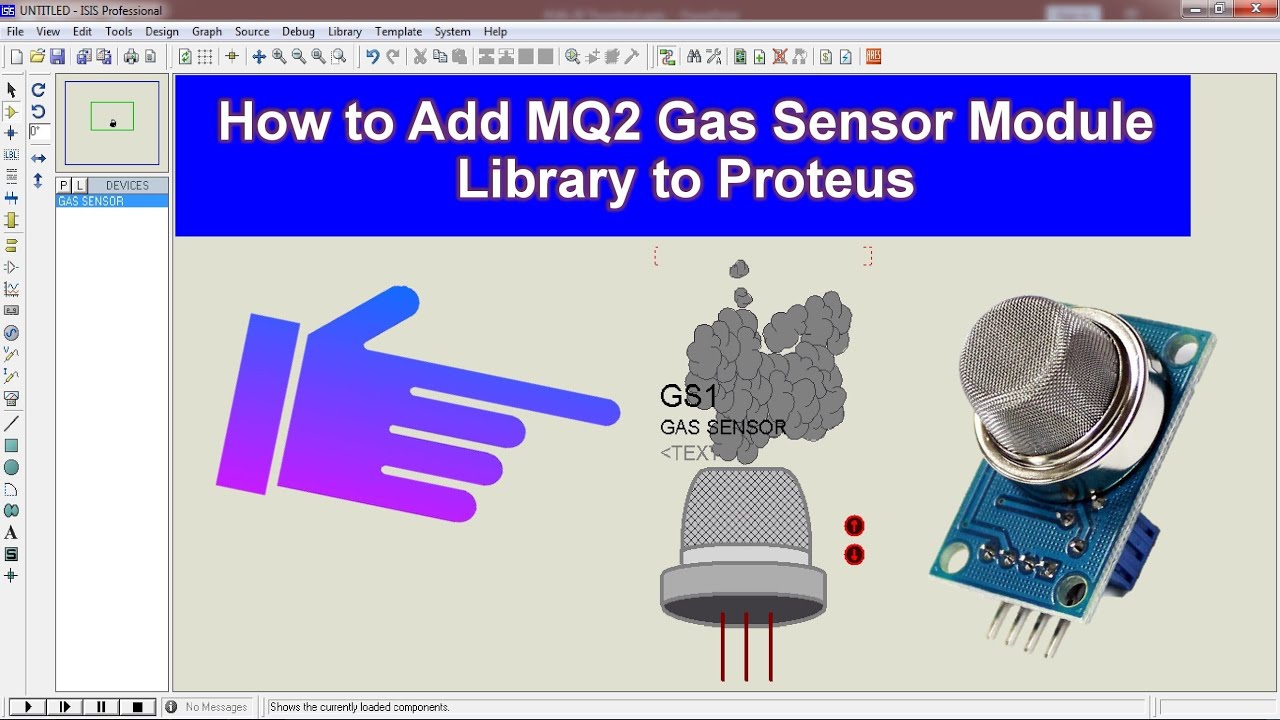 How to Add MQ2 Gas Sensor Library to Proteus | Step-by-Step Guide