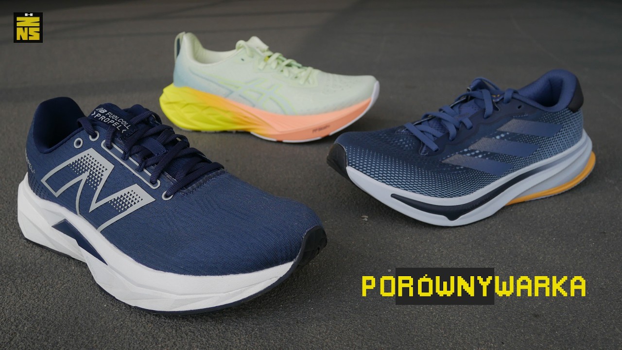 Wszechstronne buty do biegania: Novablast 4, Propel V5, Supernova Rise | POR&Oacute;WNYWARKA