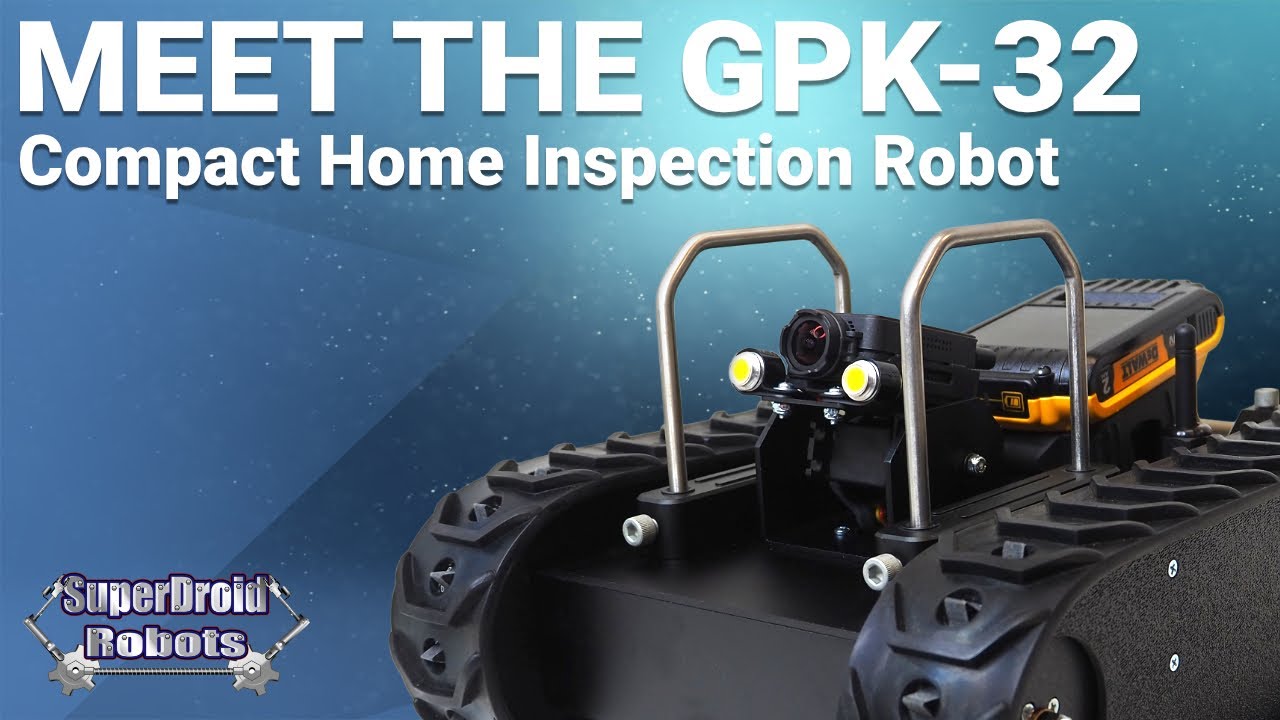 Compact Inspection Robot - Meet the GPK-32 - SuperDroid Robots