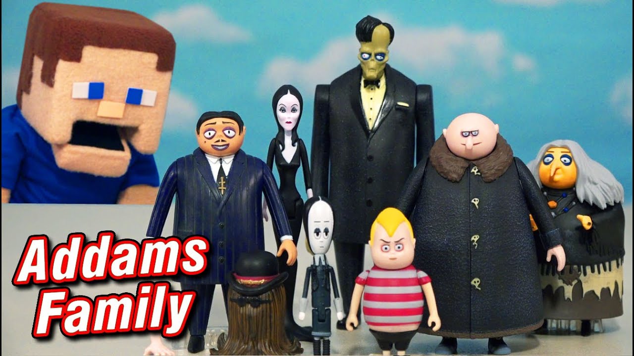 Addams Family 2 Movie Review Figures Mezco 5 Points Toys Unboxing - Puppet Steve