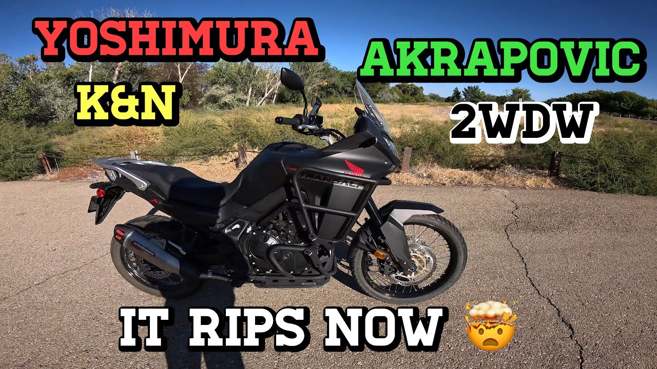 Honda Transalp Full Exhaust & Tune: улучшите свой звук и производительность