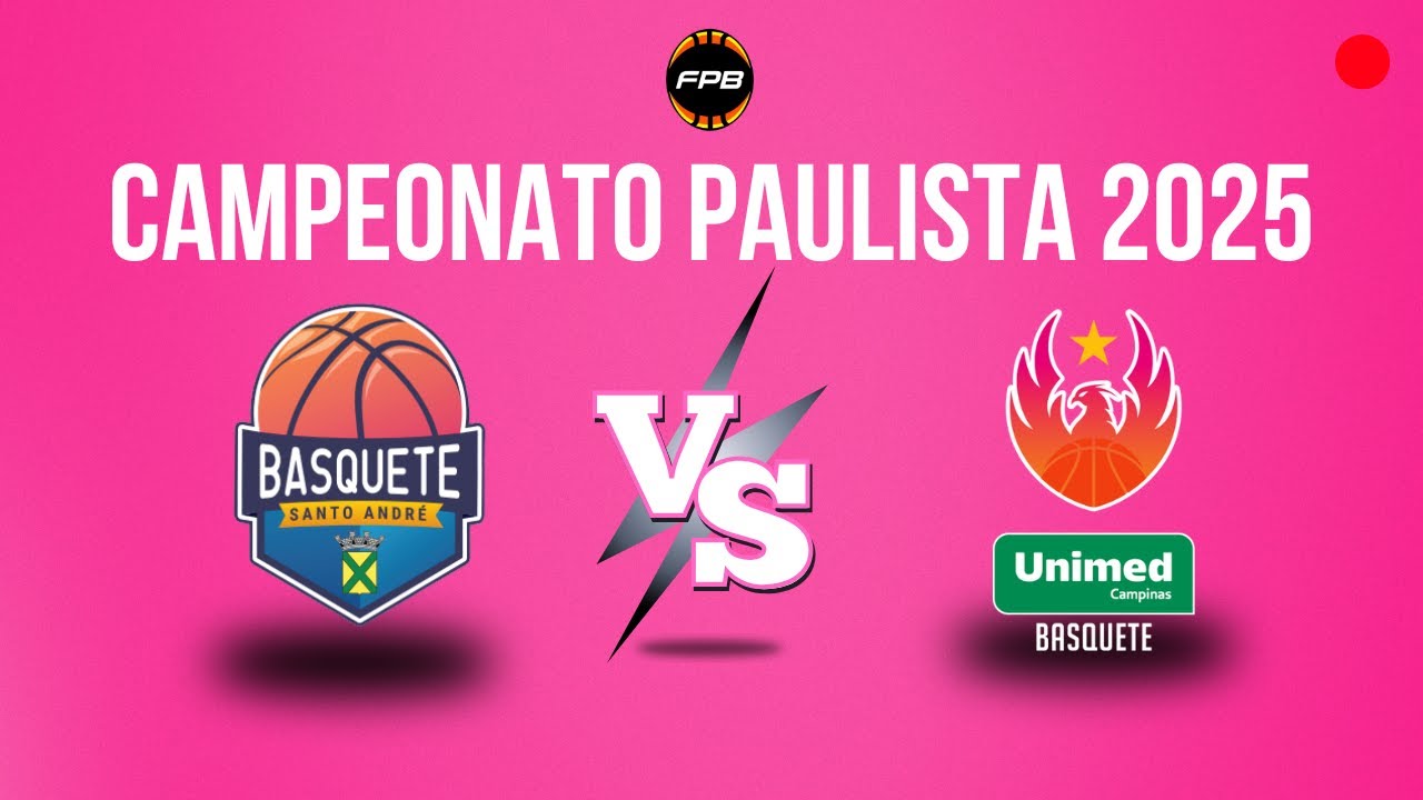 SANTO ANDR&Eacute; X UNIMED CAMPINAS  - AO VIVO COM IMAGENS | CAMPEONATO PAULISTA 2025