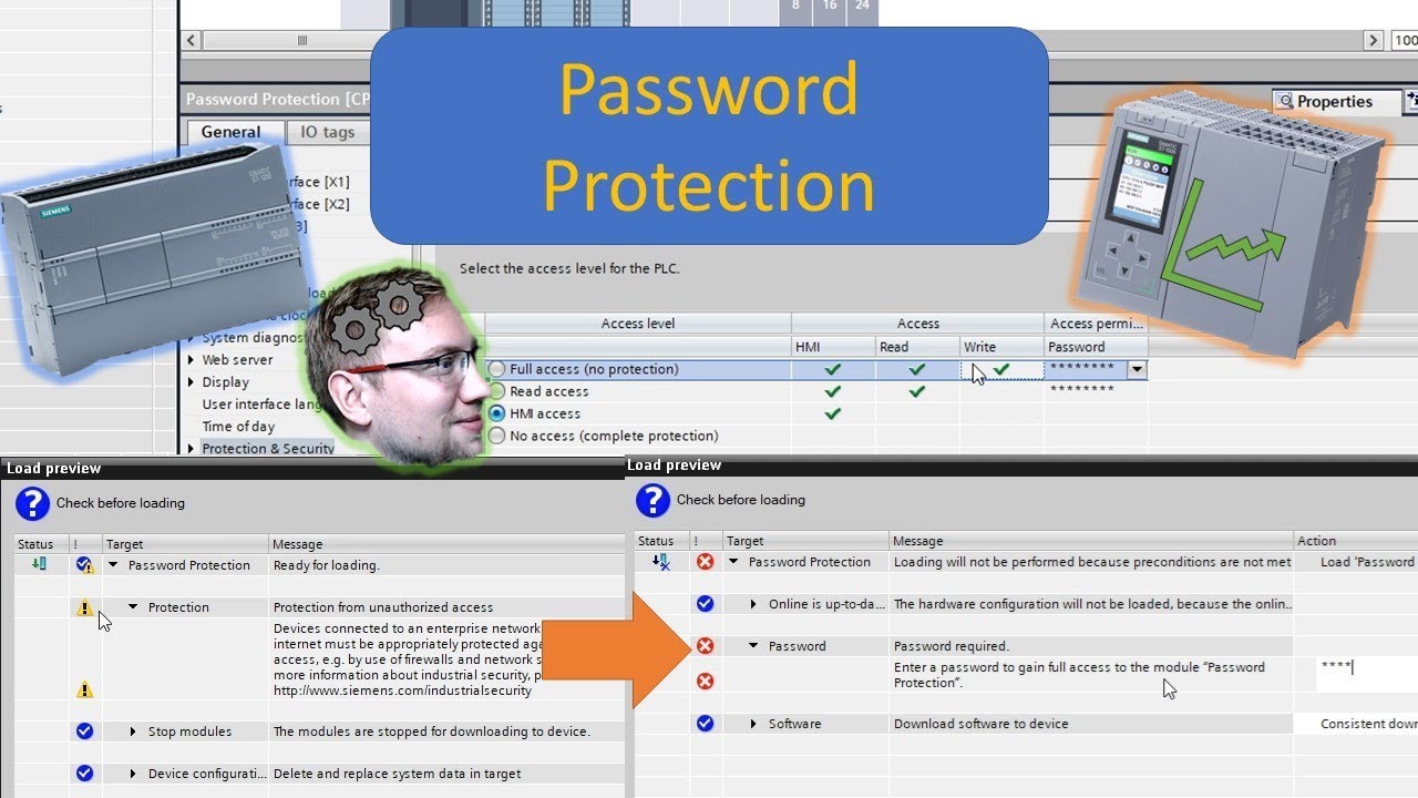 TIA Portal: Password Protection!