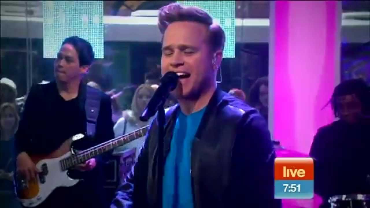 Olly Murs performing 'Wrapped Up' Live on 7 Sunrise Australia
