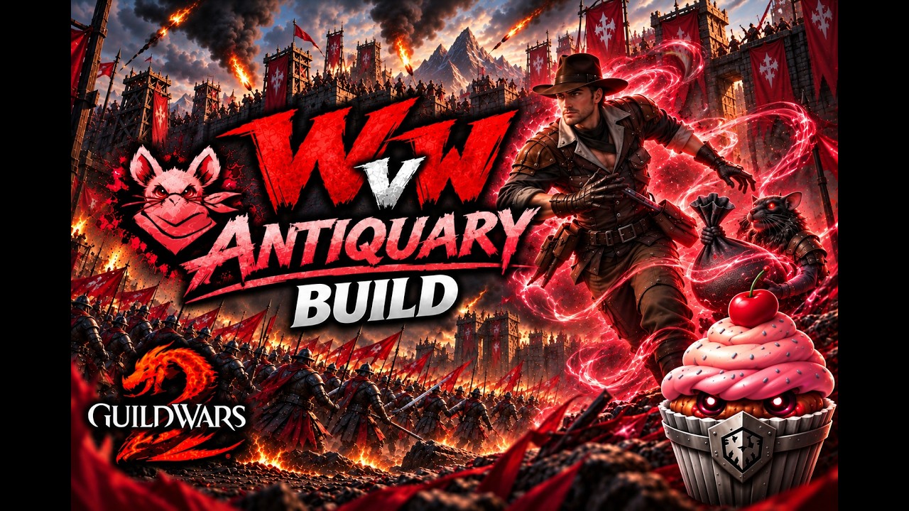 GW2 WvW Antiquary Condi Build | Roaming Gameplay: ANNOYING - Let Them Cast? Nah.