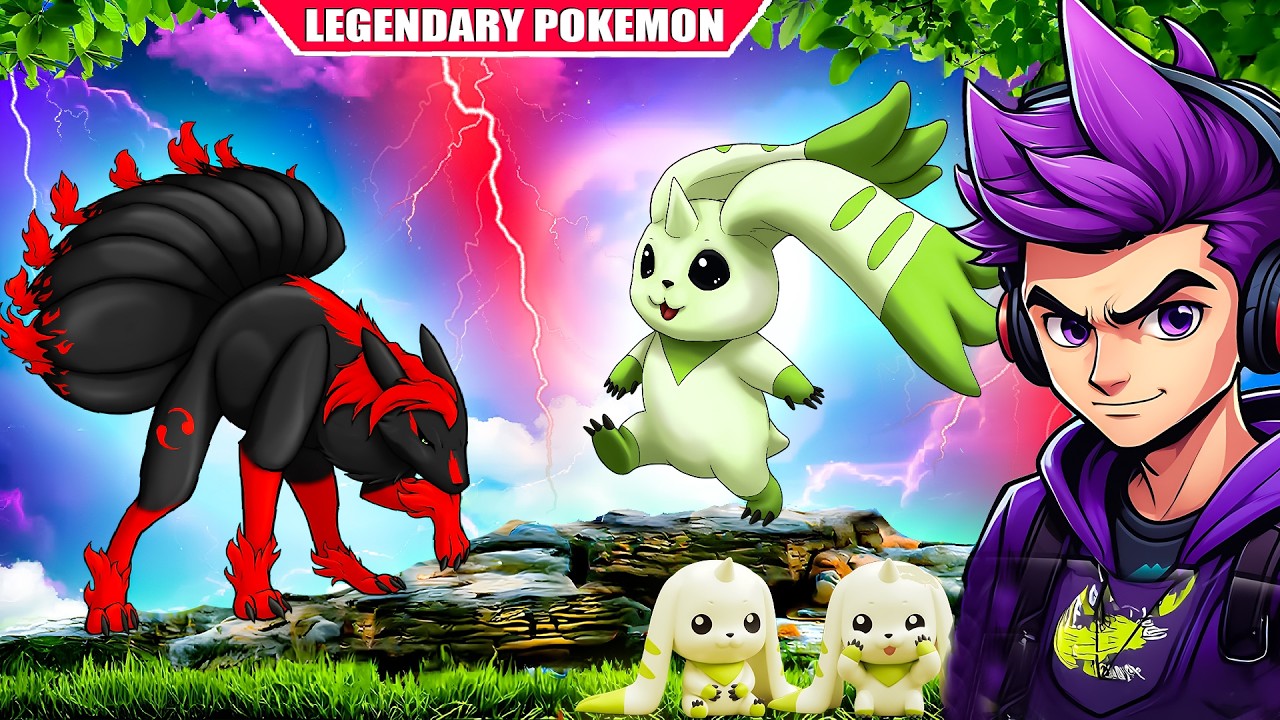 😱FINALLY I CAPTURED TWO LEGENDARY POKEMON 🔥| SHADOW MEGA LUCARIO |ARCUES| PALWORLD