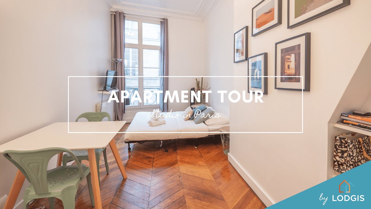 Apartment Tour // Furnished  20m2 in Paris – Ref : 10121176