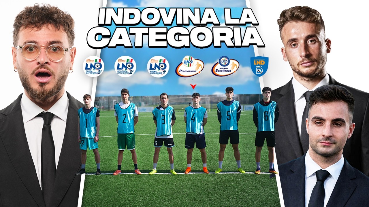 ⚽🔎 INDOVINA LA CATEGORIA del CALCIATORE in INCOGNITO! | con i PIRLASV!