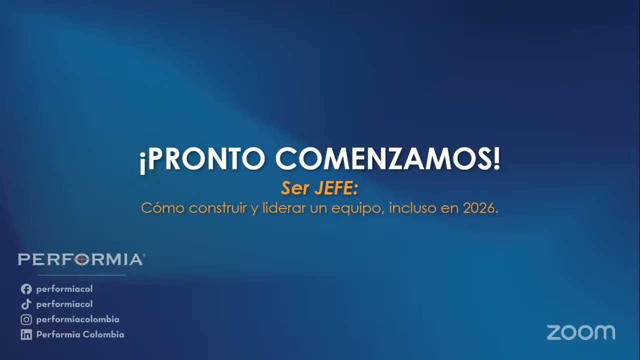En Vivo - Ser Jefe: Cómo construir un equipo