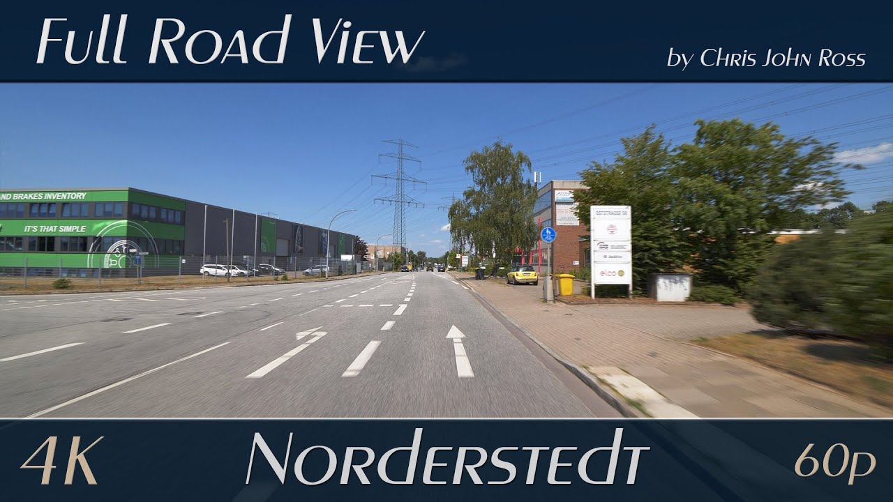 Norderstedt, Schleswig-Holstein, Germany: Oststra&szlig;e - 4K (2160p/60p) Ultra HD