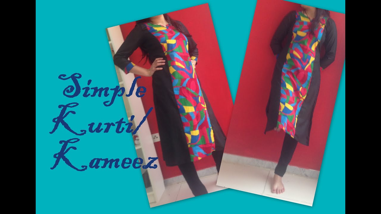 How to stitch simple kurti