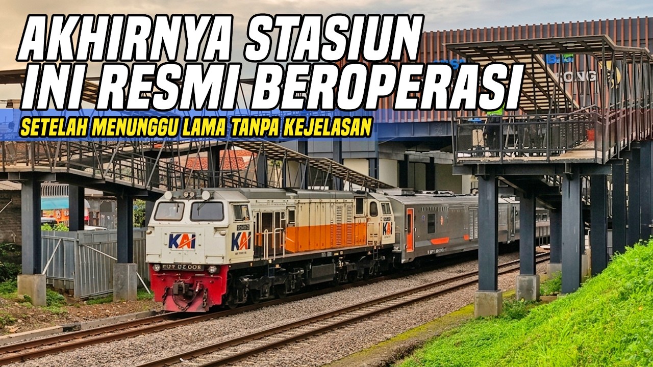 LAMA TIDAK ADA KEJELASAN. AKHIRNYA BANGUNAN BARU STASIUN GADOBANGKONG RESMI BEROPERASI ❗ #keretaapi