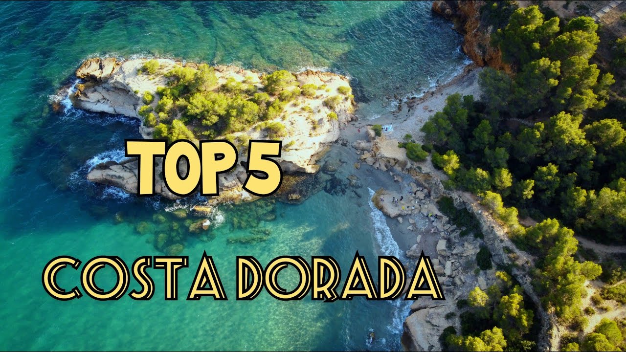 Top 5 🔥 Playas y Calas de la Costa dorada 🏖 Tarragona, España.