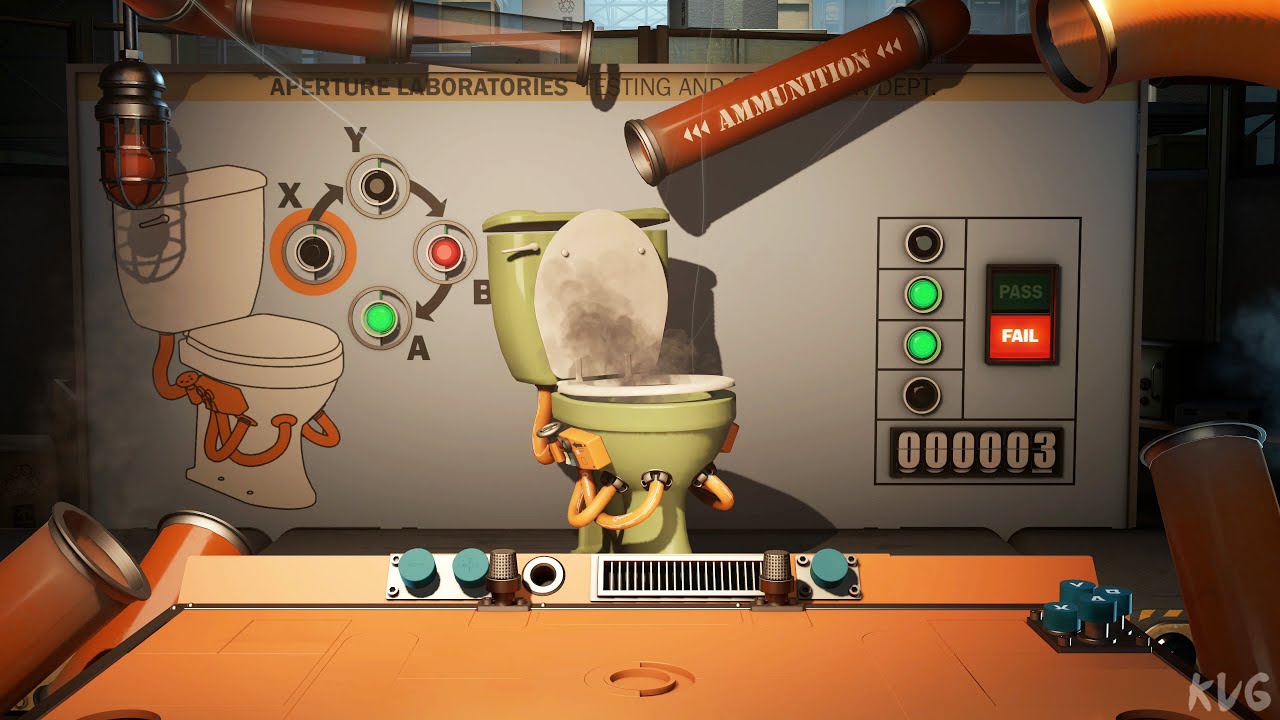 Aperture Desk Job Gameplay (PC UHD) [4K60FPS]