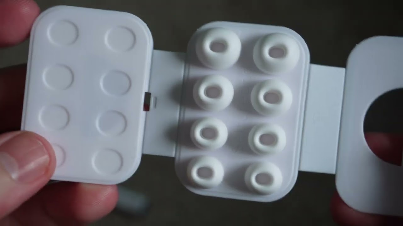 Airpods pro 2 silicone ear tips unboxing and test fit