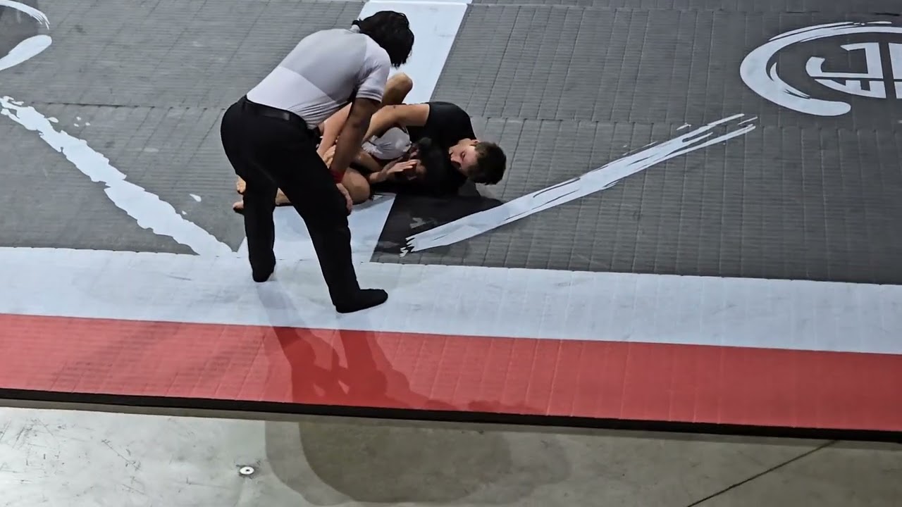 Myko's second Jujitsu competition. He won gold. 
