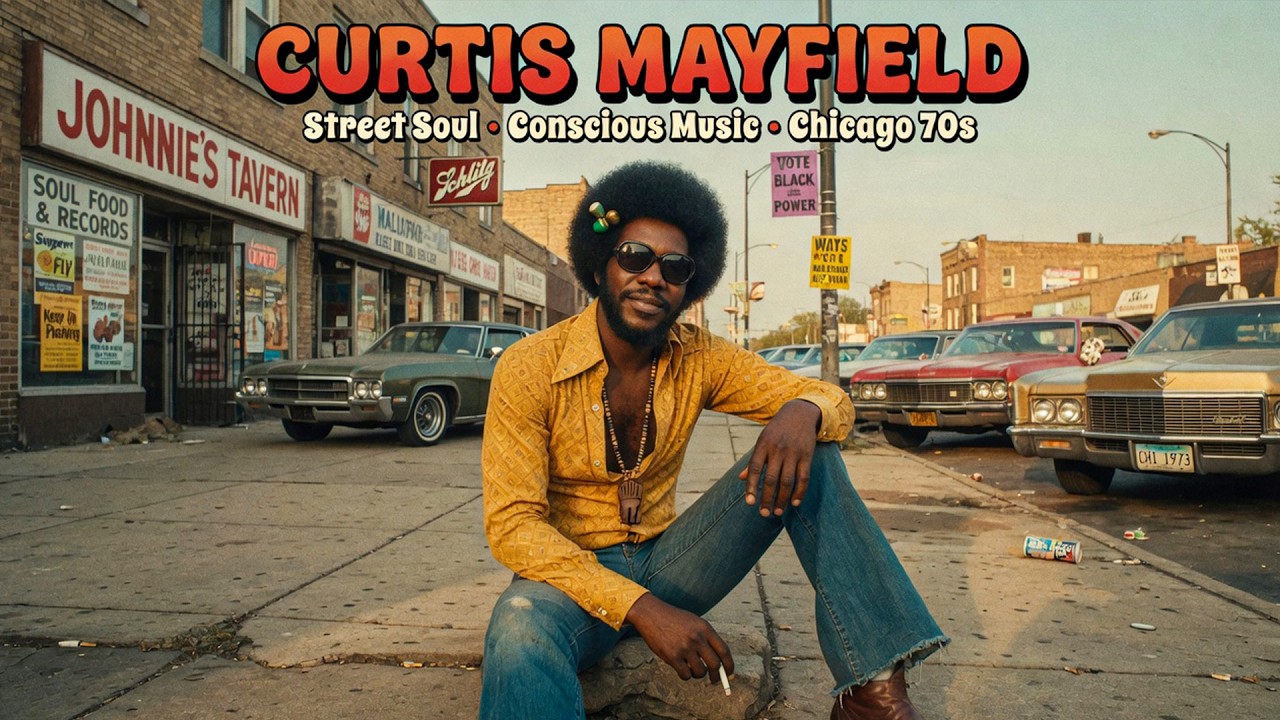 Curtis Mayfield &ndash; Chicago Street Soul 1970s | Conscious Funk, Vintage Groove & Urban Stories